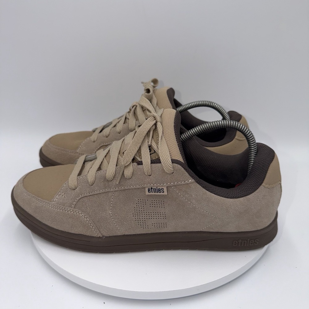 Etnies Relax Skate Low Tan Suede Chunky Y2K Skater Shoes Men's Size 12